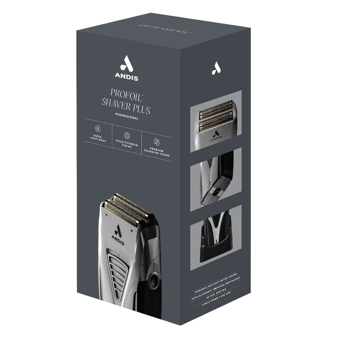 Andis Profoil Lithium Shaver Plus Grayblack My Beauty Site Pro