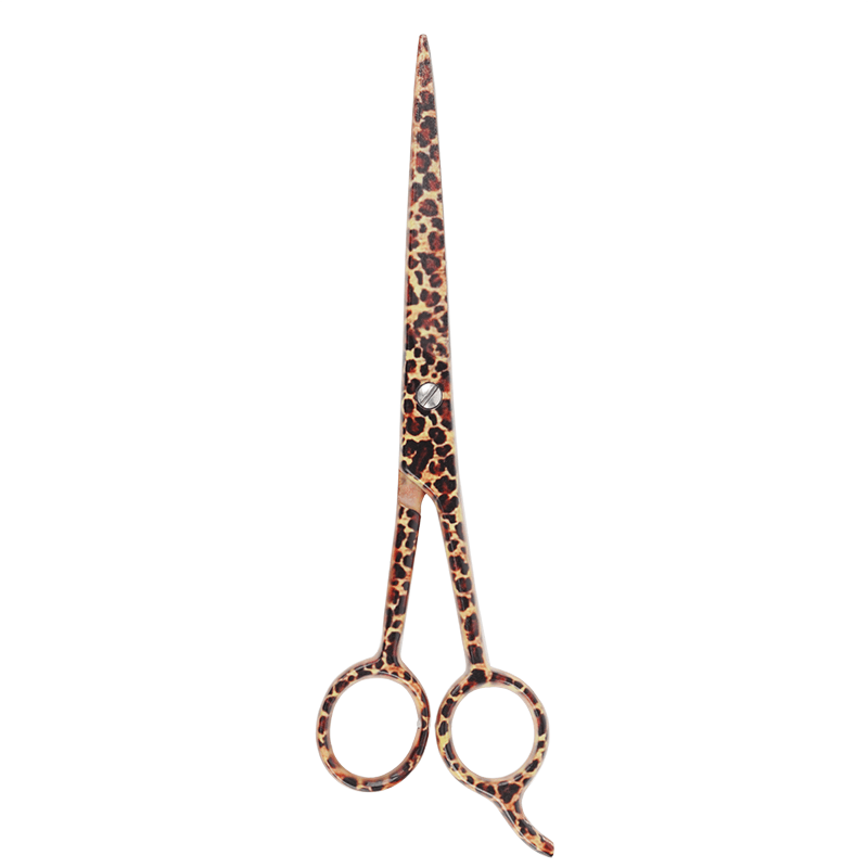 Annie Stainless Steel Straight Hair Shears 7.5 Inch, 1 Count, Leopard Print Annie International, Inc.