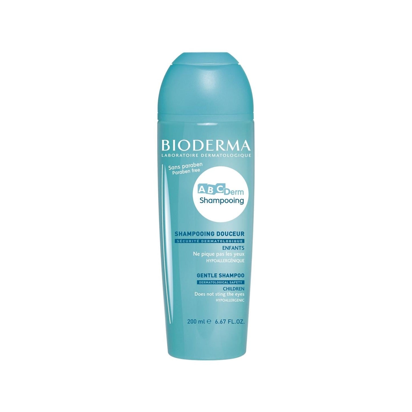 Bioderma ABCDerm Gentle Shampoo, Non-Irritating, 6.76 fl oz - Gentle Hair Care for Children & Sensitive Skin Beauty Care Bag
