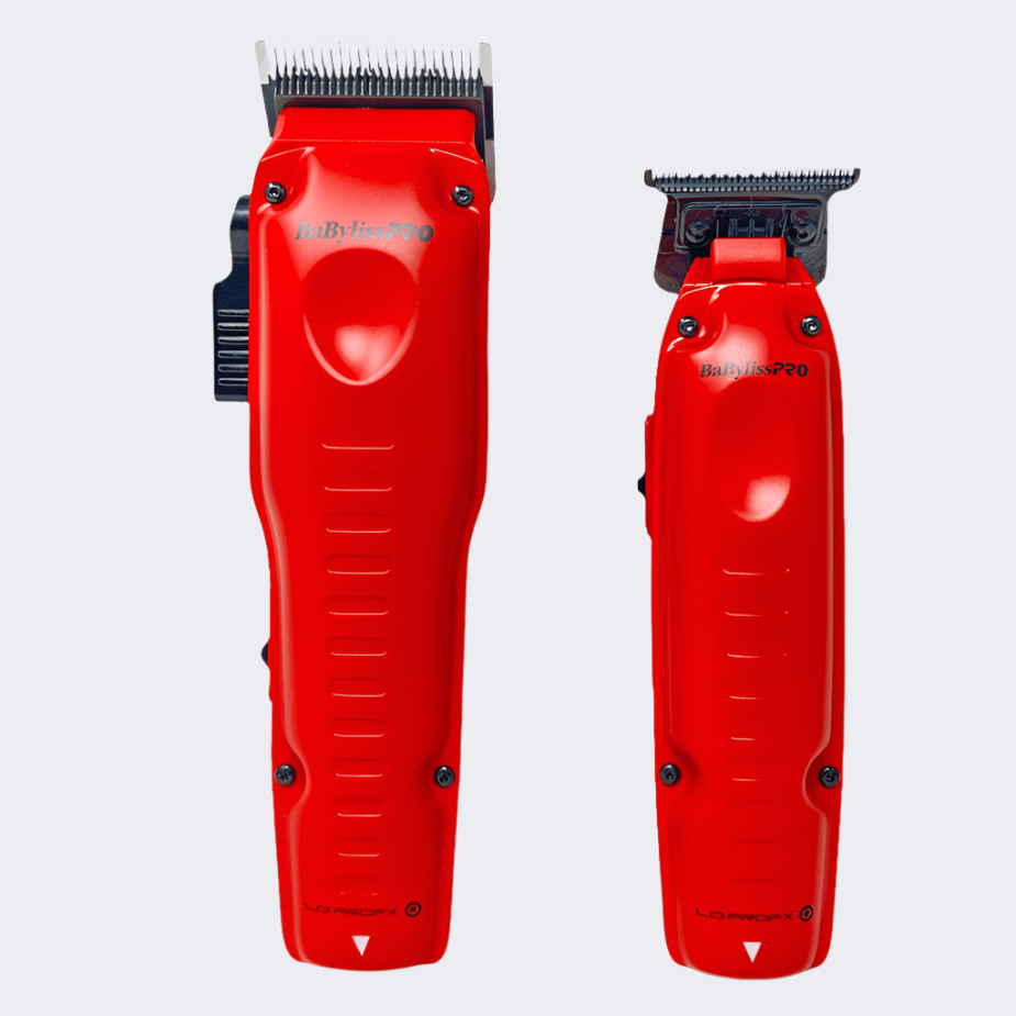 BaBylissPRO FXONE Lo-ProFX Limited Edition Matte Red Clipper and Trimmer Certified Clippers