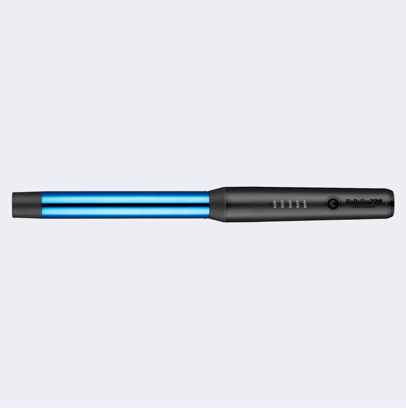 BaBylissPRO Nano Titanium 1" Curling Wand (Black & Blue) VIP Extensions