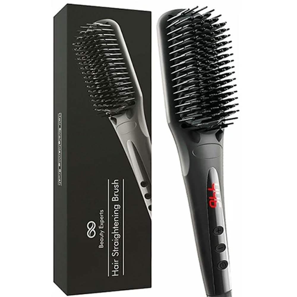 Beauty Experts Ceramic Ion Hair Straightening Brush EasyOptionXY