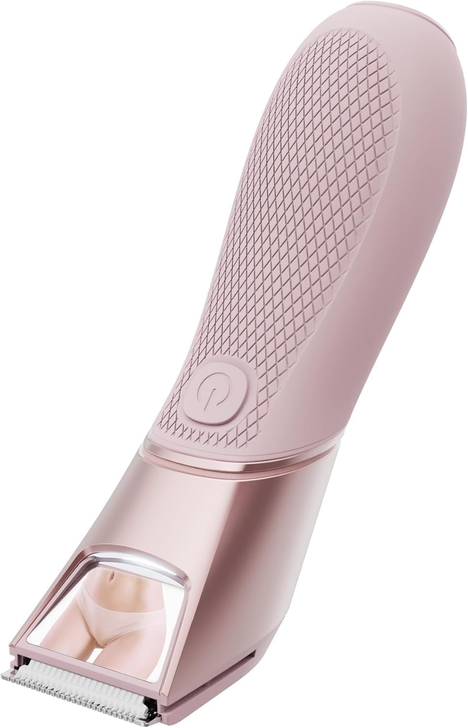 Bikini Trimmer for Women: Mirror Electric Shaver for Body Pubic Hair with LED Light, IPX7 Waterproof Portable Lady Facial Razor with Ceramic Blade,Rechargeable Body Groomer for Leg,Arm,Underarm 7DAY'S