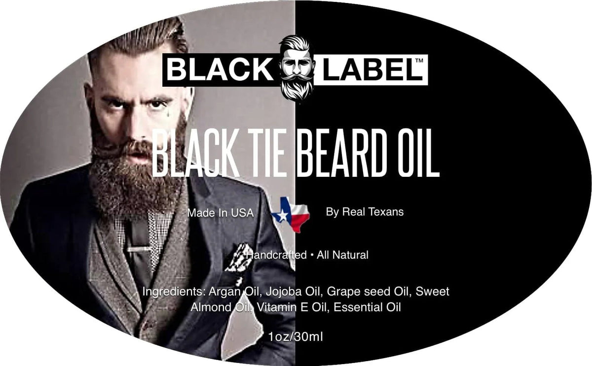 Black Tie Beard Oil Blacklabel Beard Company