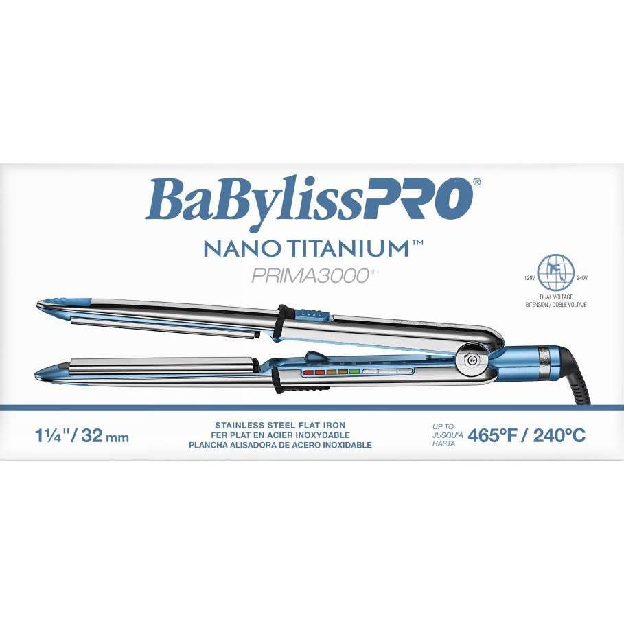 Babylisspro Nano Titanium Prima3000 Ionic Straightener My Beauty Site Pro
