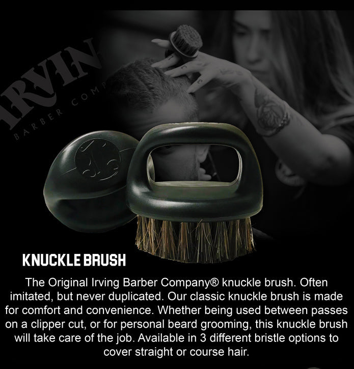 Knuckle Brush - Pink/Soft Irving Barber Company