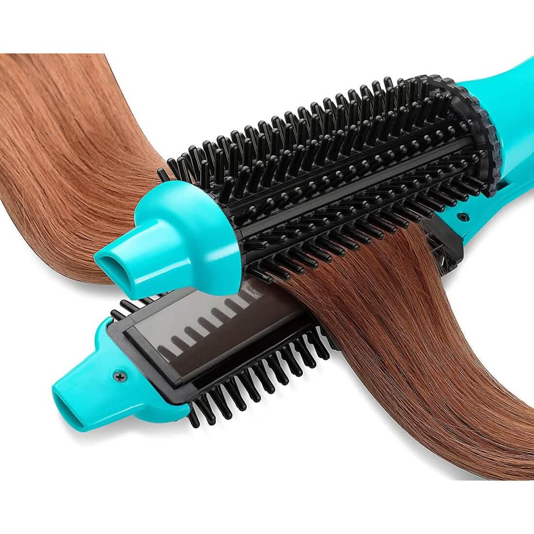 Calista 2-in-1 Heated Brush Iron Hair Styler EasyOptionXY