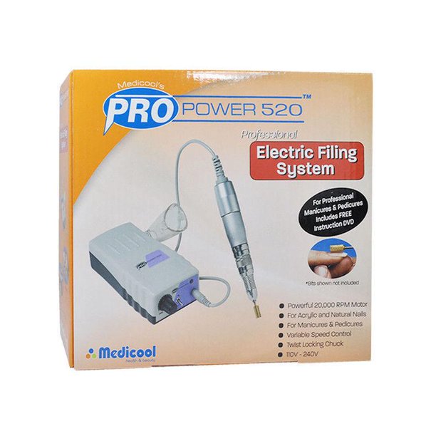 Medicool - Pro Power 520 Nail Drill (25,000 RPM) Queen Nails & Beauty Supplies