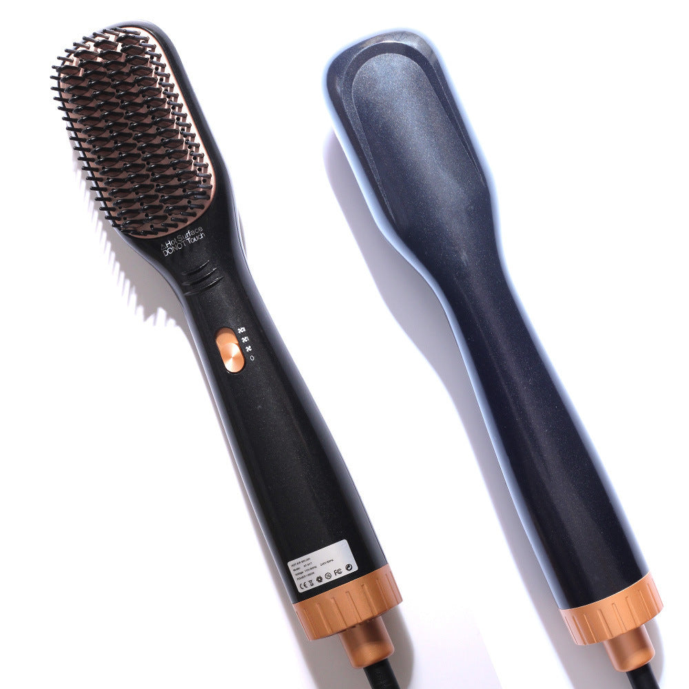 Hot Air Comb 3 In 1 Straight Hair And Curly Hair Dryer Negative Ion Beauty Power Comb Single Step Hot Air Comb FLIPSTYLEZLLC