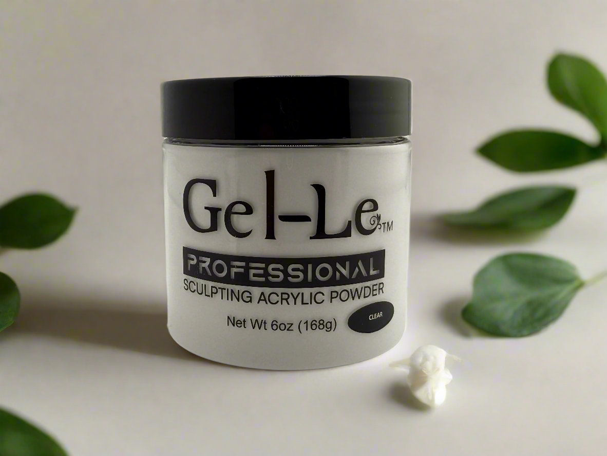 Gel-Le - Acrylic Powder - Clear Queen Nails & Beauty Supplies