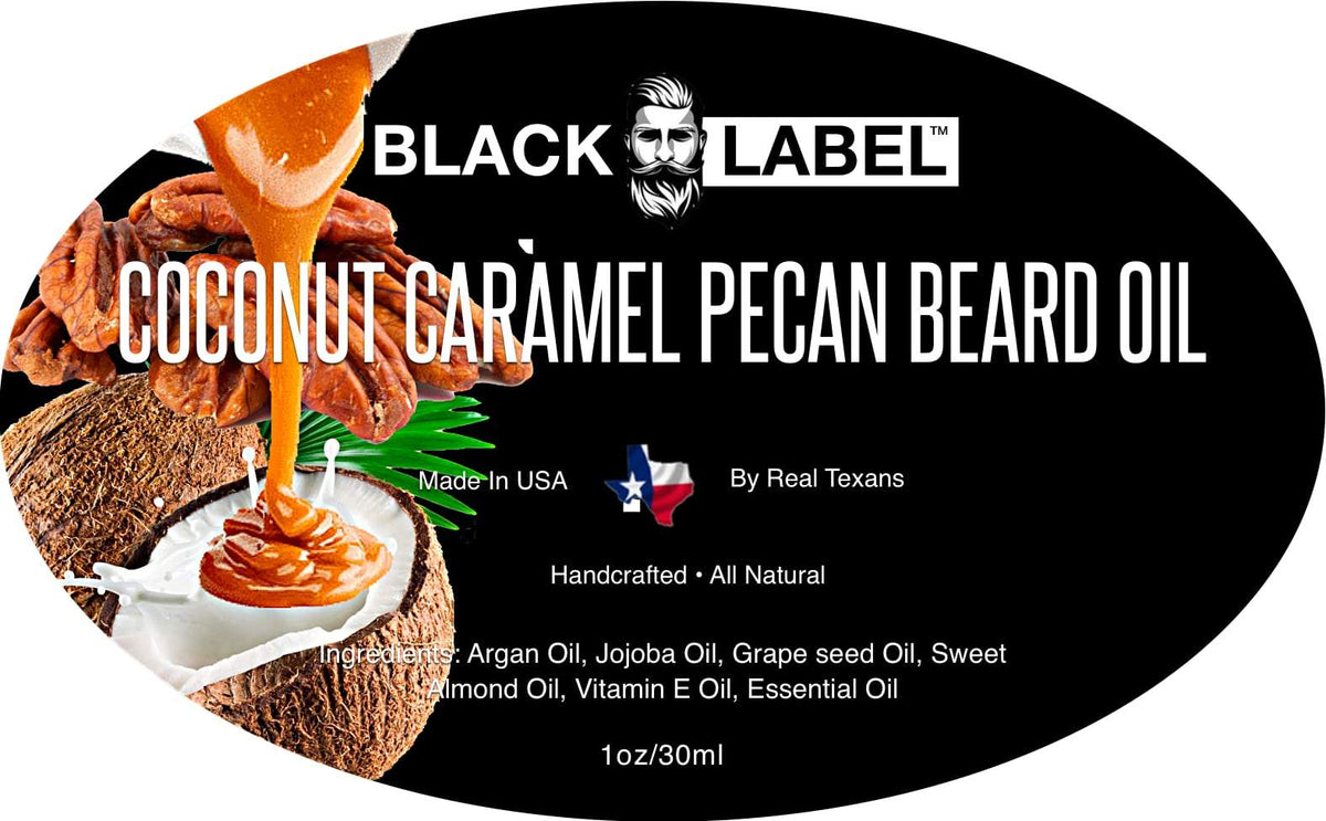 Coconut Caramel Pecan Beard Oil Blacklabel Beard Company