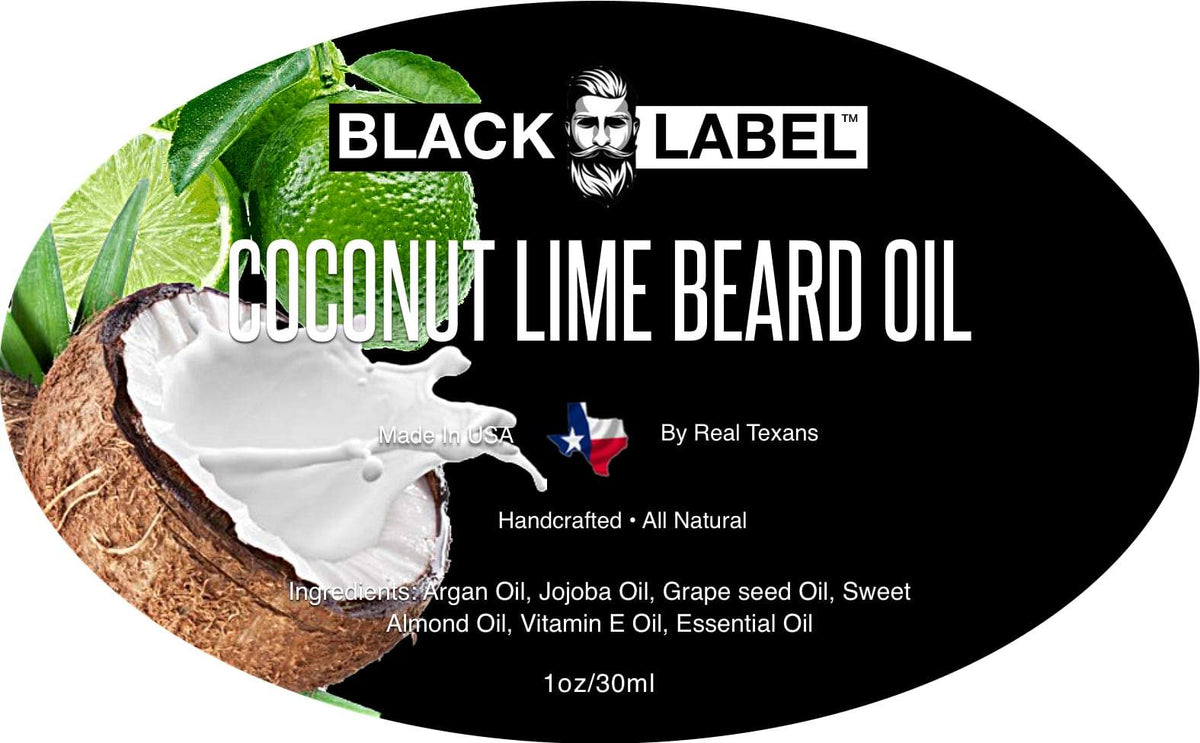 Coconut Lime Beard Oil Blacklabel Beard Company