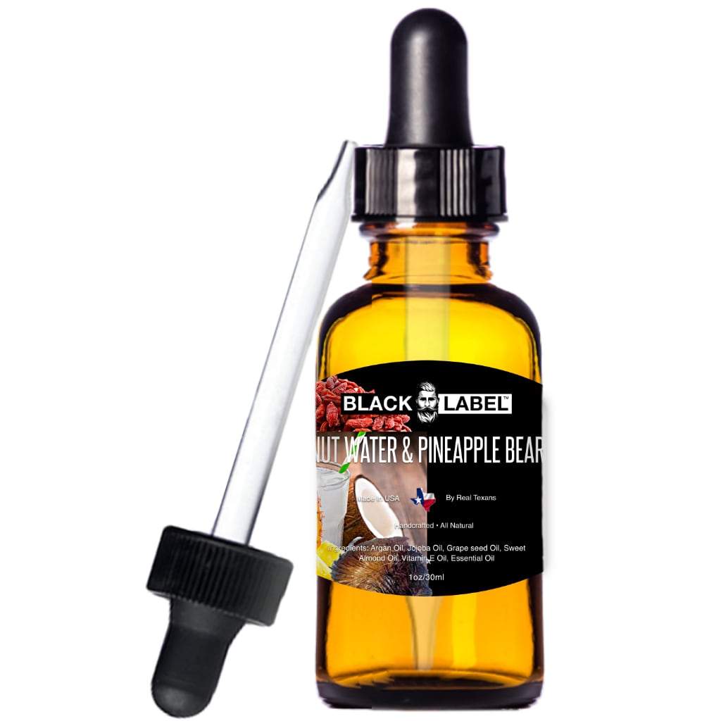 Coconut Water and Pineapple Beard Oil Blacklabel Beard Company