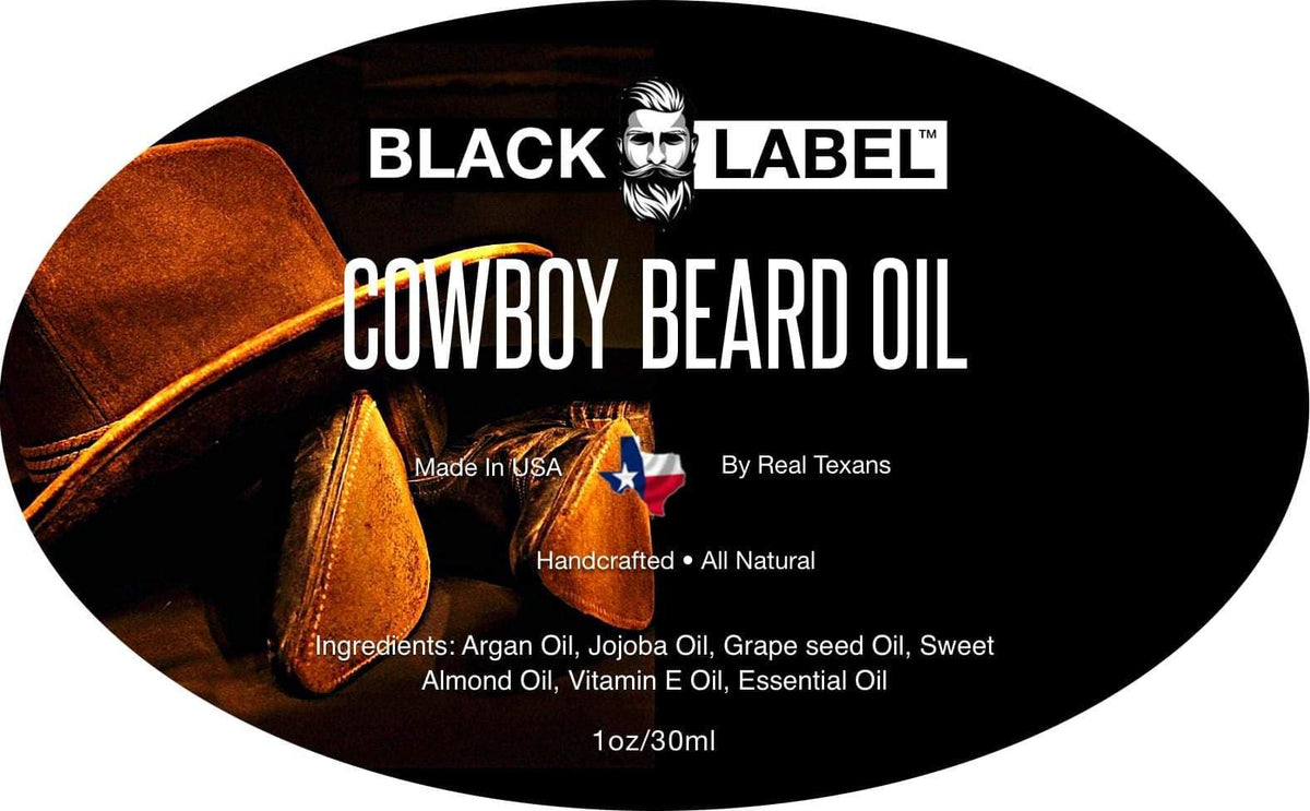 Cowboy Beard Oil Blacklabel Beard Company