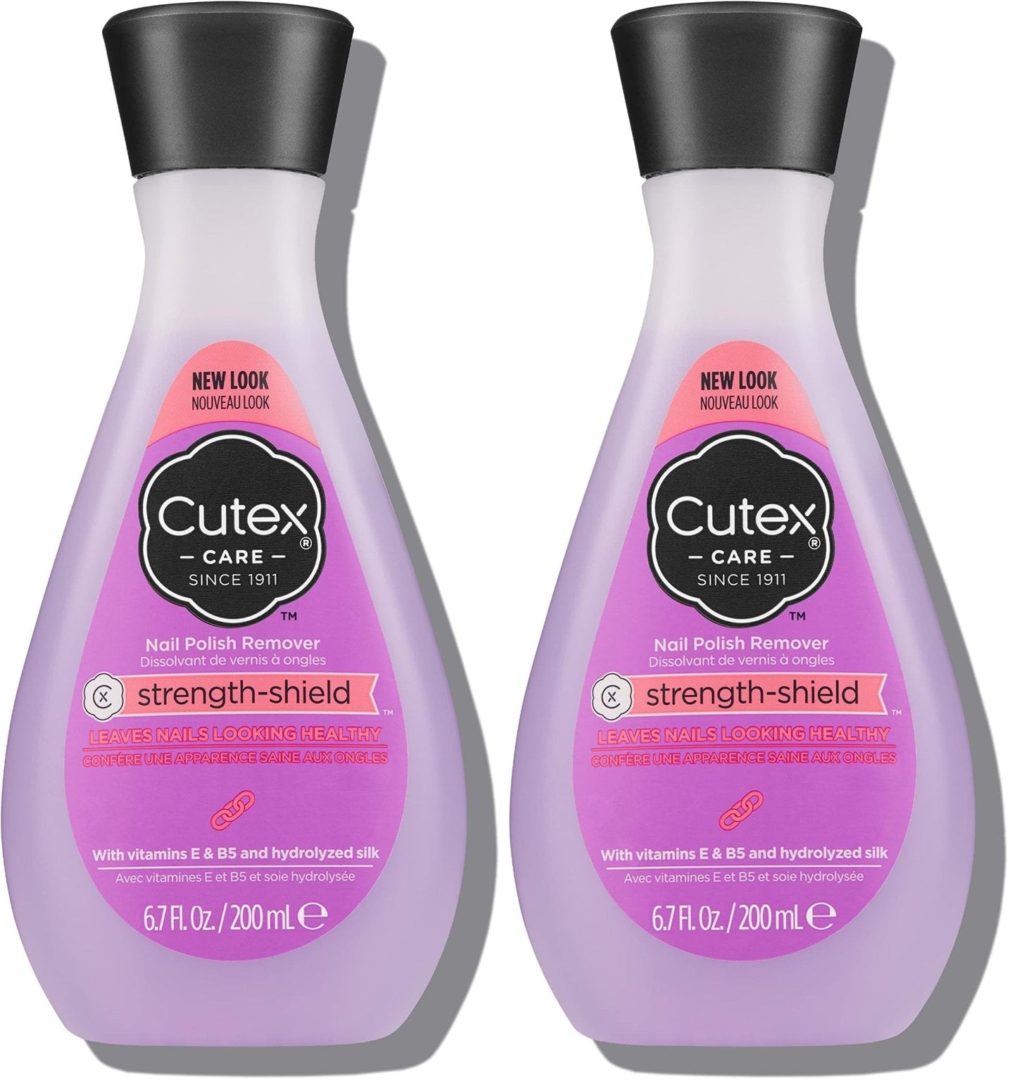 Cutex Gel Nail Polish Remover, Ultra-Powerful & Removes Glitter and Dark Colored Paints, Paraben Free, 6.76 Fl Oz
