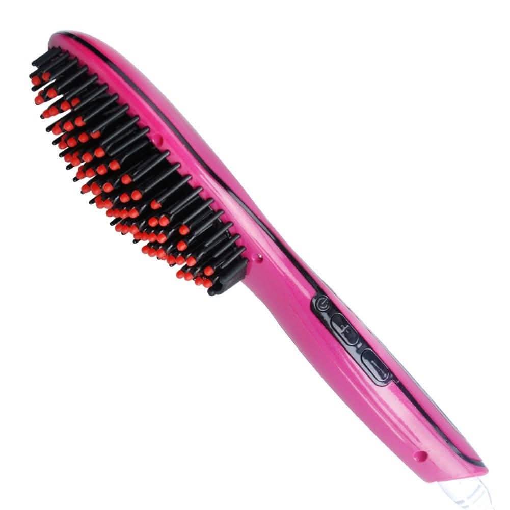 Detangling Hair Straightener Brush - Assorted Colors DailySale