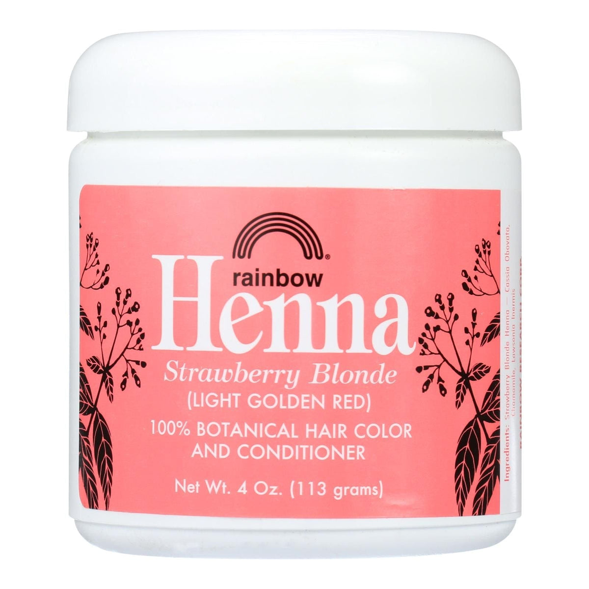 Rainbow Research Henna Hair Color And Conditioner Persian Strawberry - 4 Oz EasyOptionXY