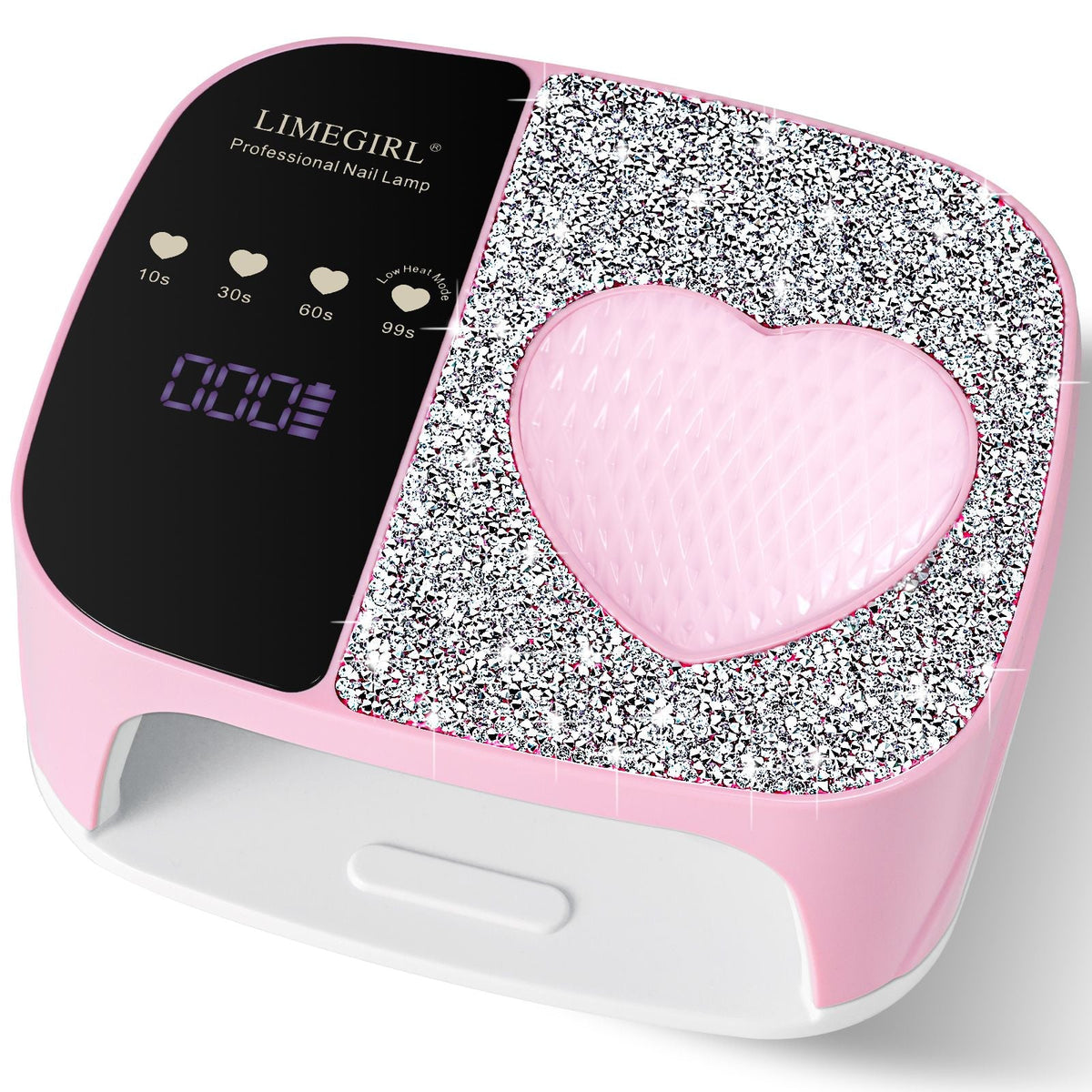 LimeGirl Cordless Nail Dryer for Gel Polish, UV LED Nail Lamp with Fast Curing UV Light & 4 Timer Settings, Portable Rechargeable Gel Lamp Nail Art Tool for Manicure Pedicure at Home & Salon 7DAY'S