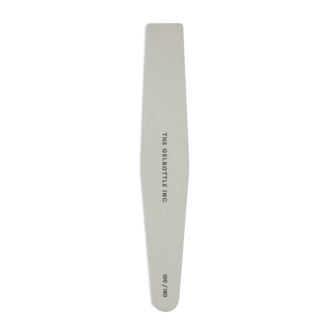100/180 Grey Coffin Nail Buffer 5 Pack Lunali Nail Supply