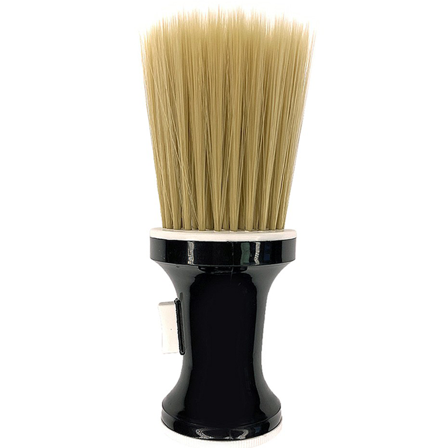 Claris Natural Powdered Neck Duster Brush for Salon Styling Beauty Care Bag