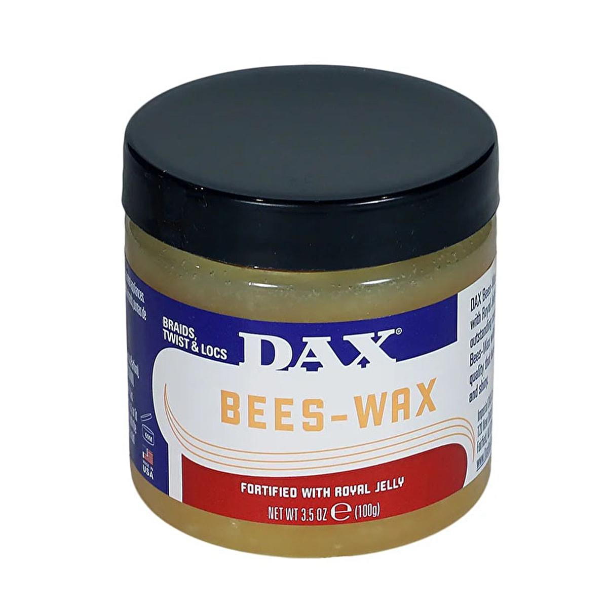 Dax Bees Wax Rasta Nourishing Hair Oil 100 gr - Natural Hair Wax for Curly & Coarse Hair, Unisex Beauty Care Bag