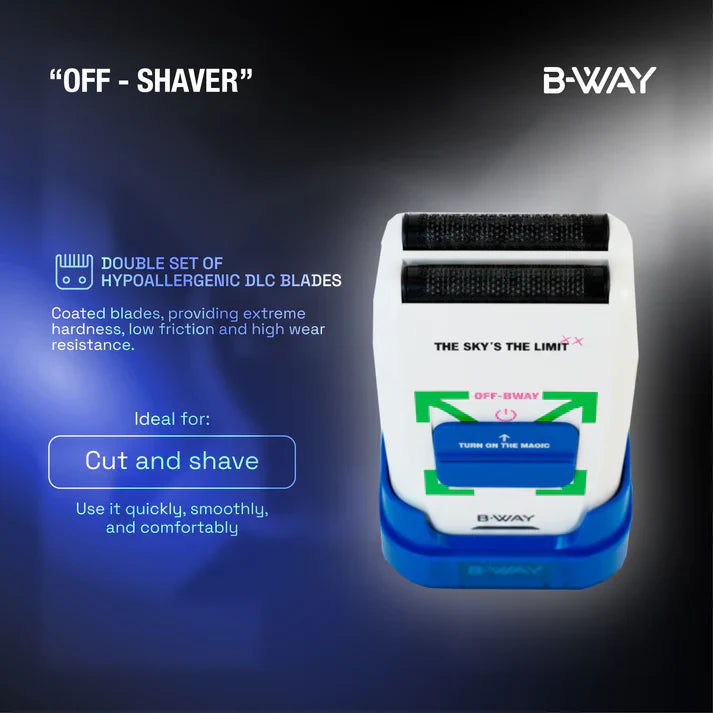 B-Way OFF Shaver White RT-Way USA