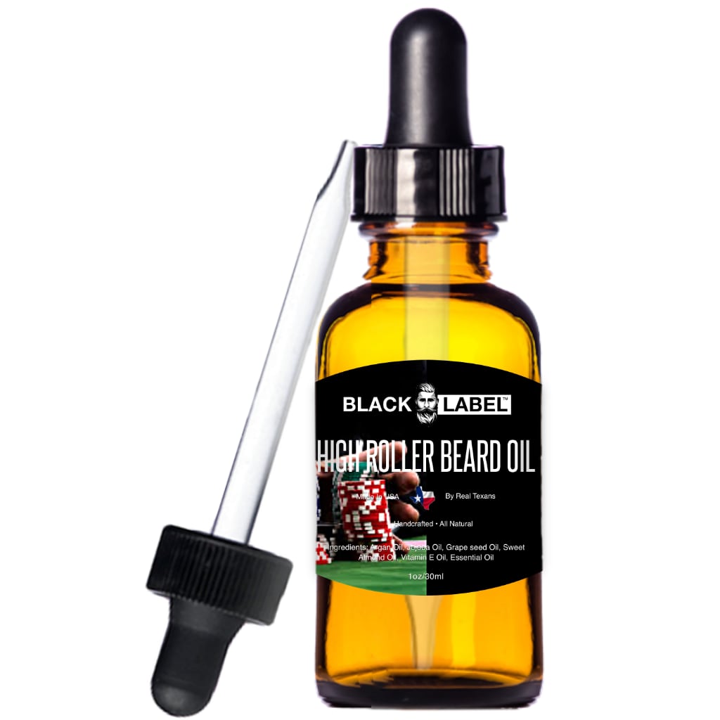 High Roller Beard Oil Blacklabel Beard Company
