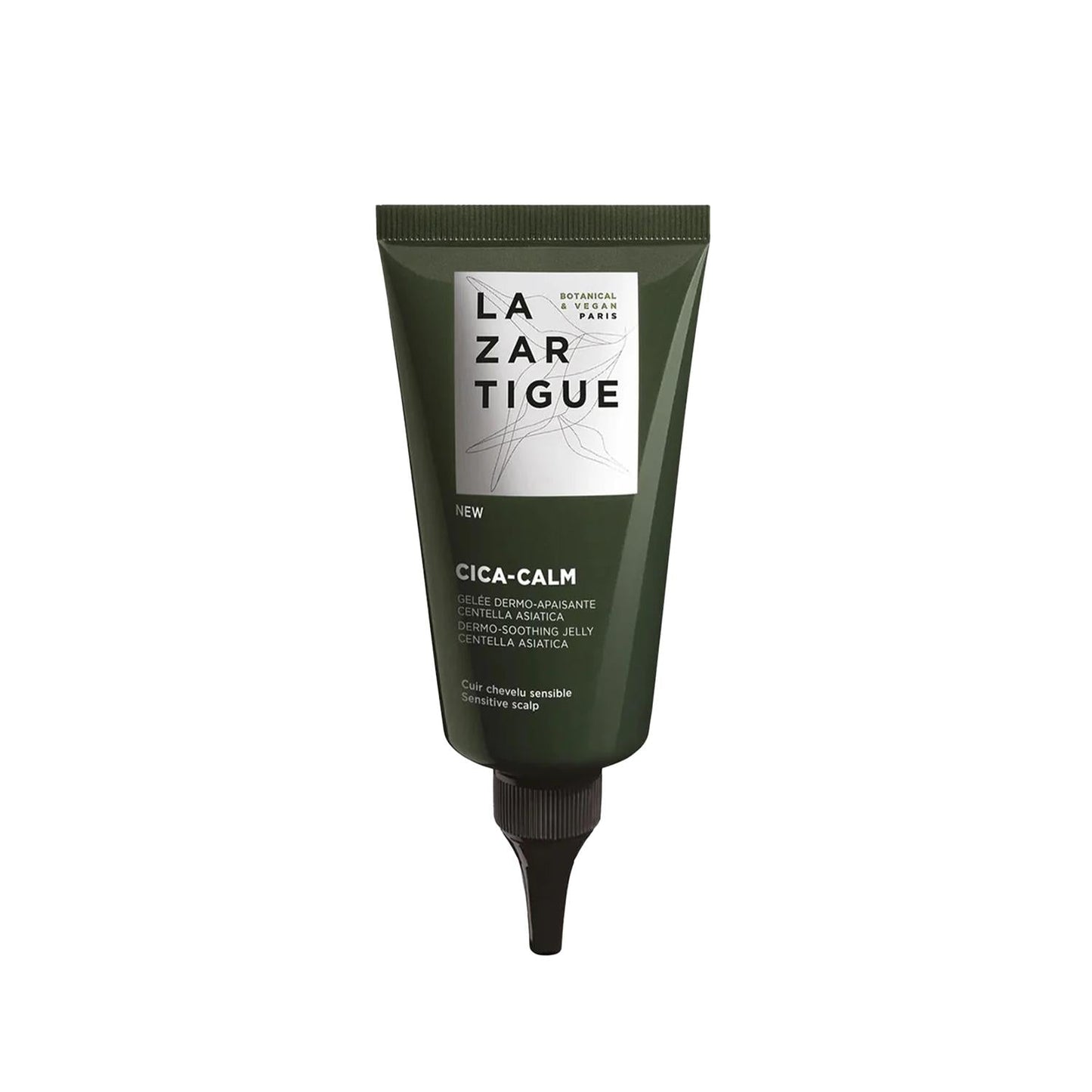 Lazartigue Cica-Calm Soothing Hair Gel: Relief for Sensitive Scalp, Gentle Hold - Dermo-Soothing, Calming, 2.54 fl oz Beauty Care Bag