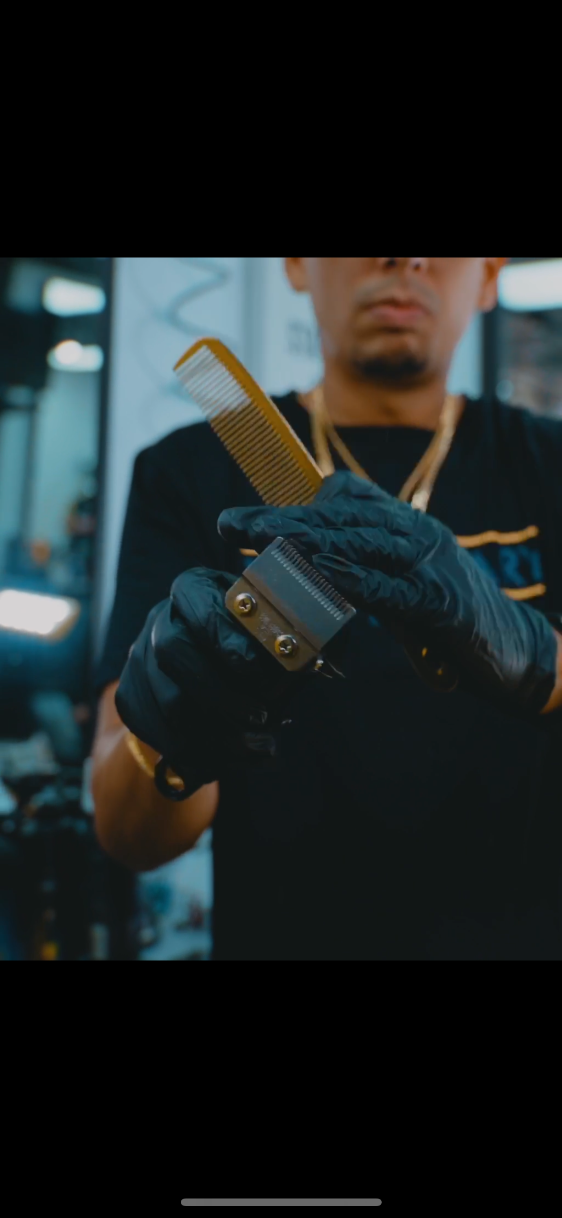 Gold Aluminum Fade & Clipper Over Comb Visionary Barbers