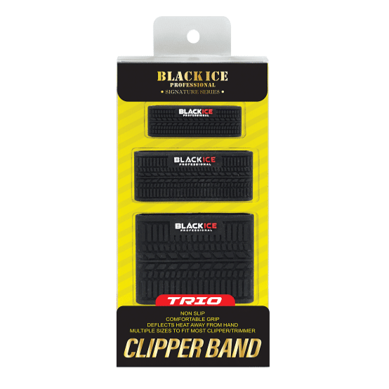 Black Ice Clipper Grips The Barber Plug