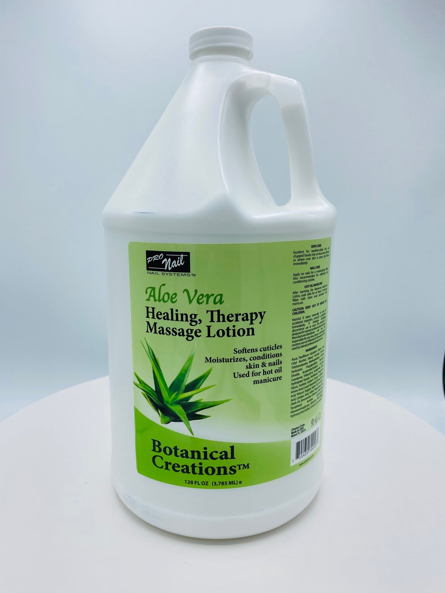 Aloe Vera Healing Therapy Massage Lotion 128oz Lunali Nail Supply