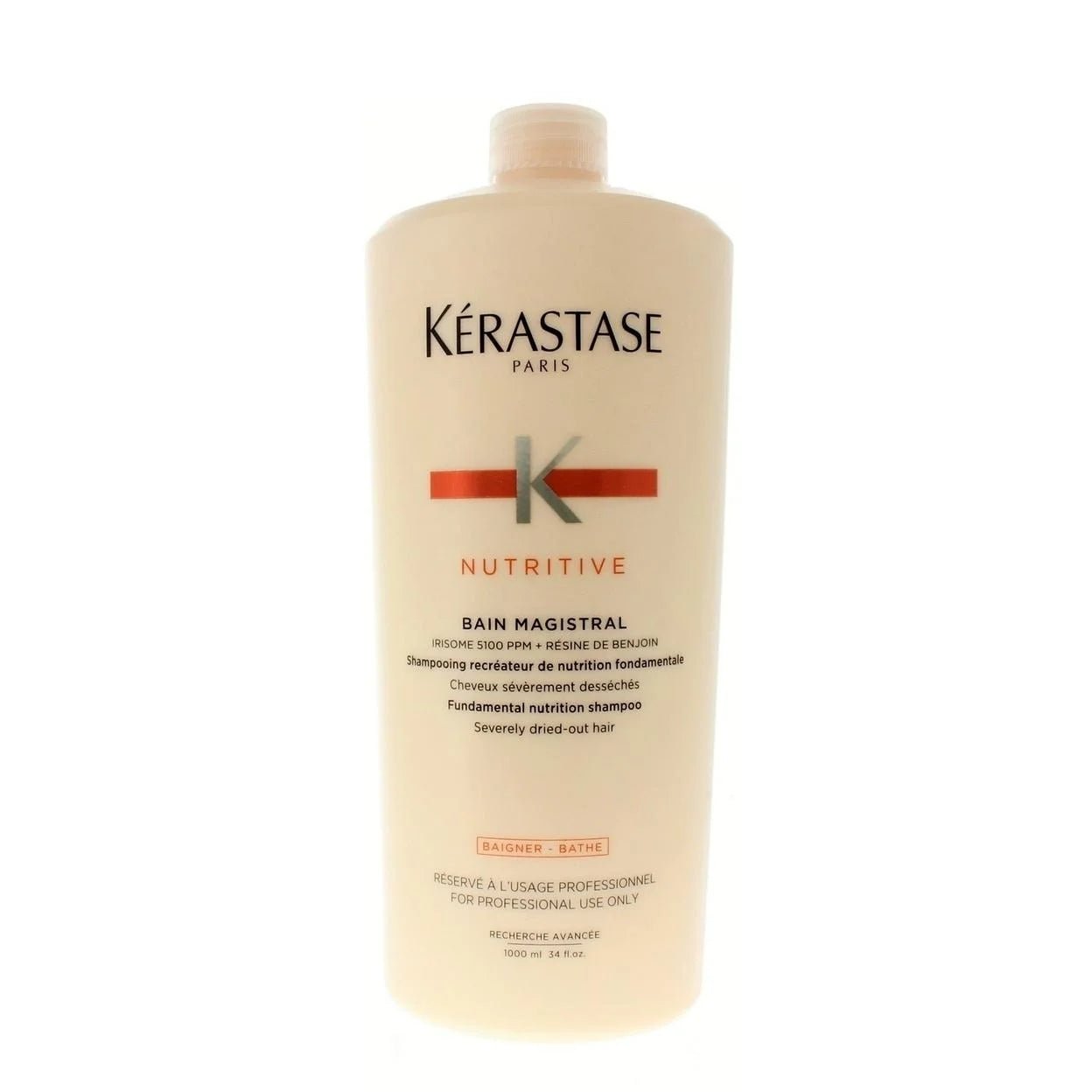 Kérastase Nutritive Bain Magistral Fundamental Nutrition Shampoo 34 oz VIP Extensions