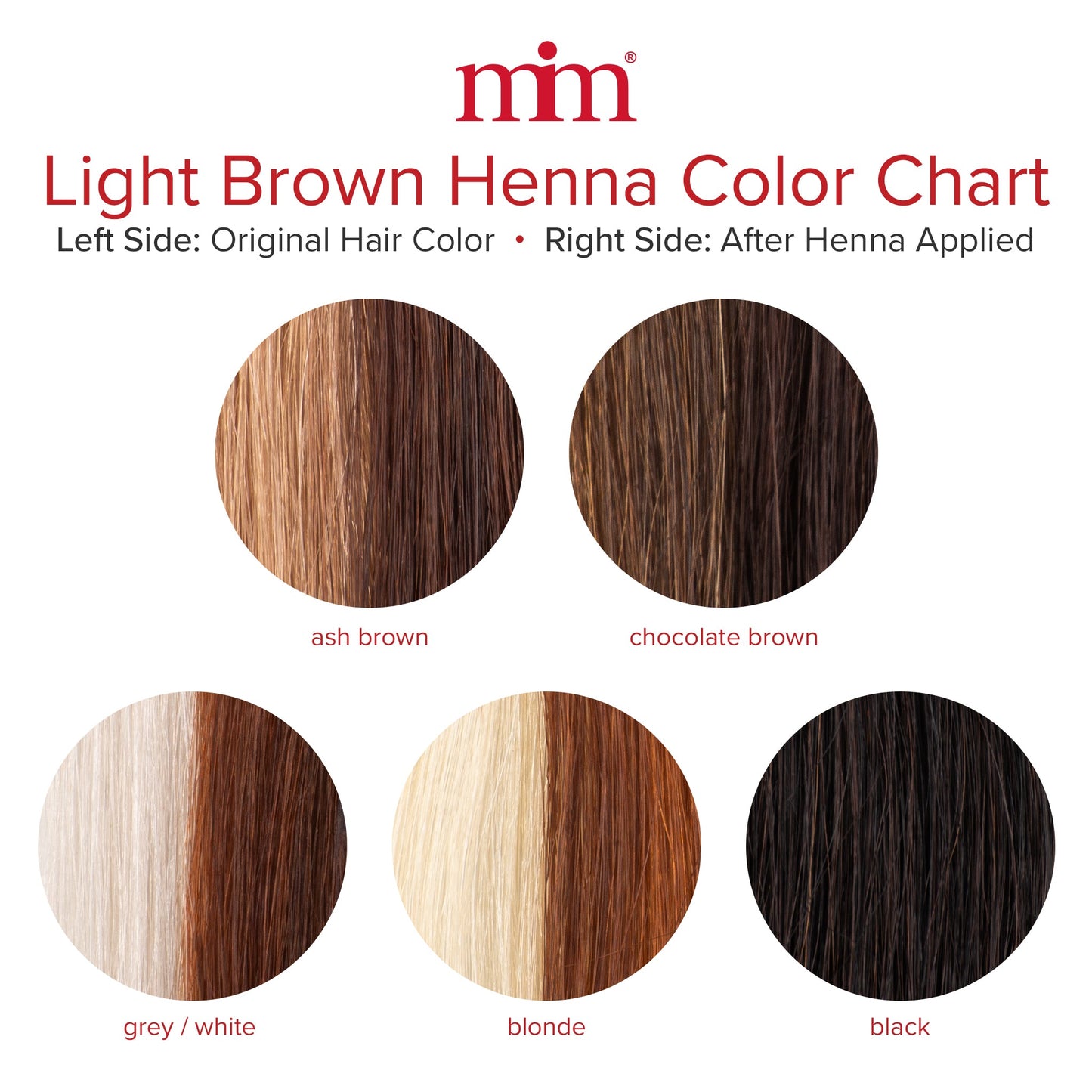 Henna Hair Dye - Light Brown Morrocco Method International