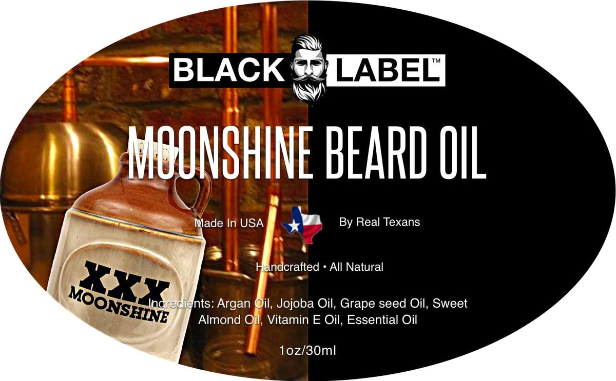 Moonshine Beard Oil Blacklabel Beard Company