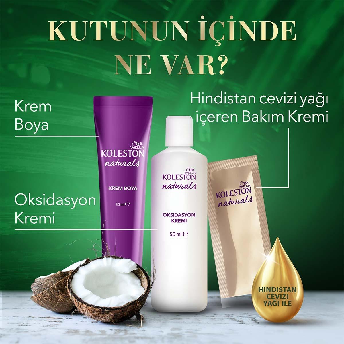 Wella Koleston Naturals Hair Color 7/0 - Rich Color & Nourishing Formula for Women and Teens | 1.7 fl oz Beauty Care Bag