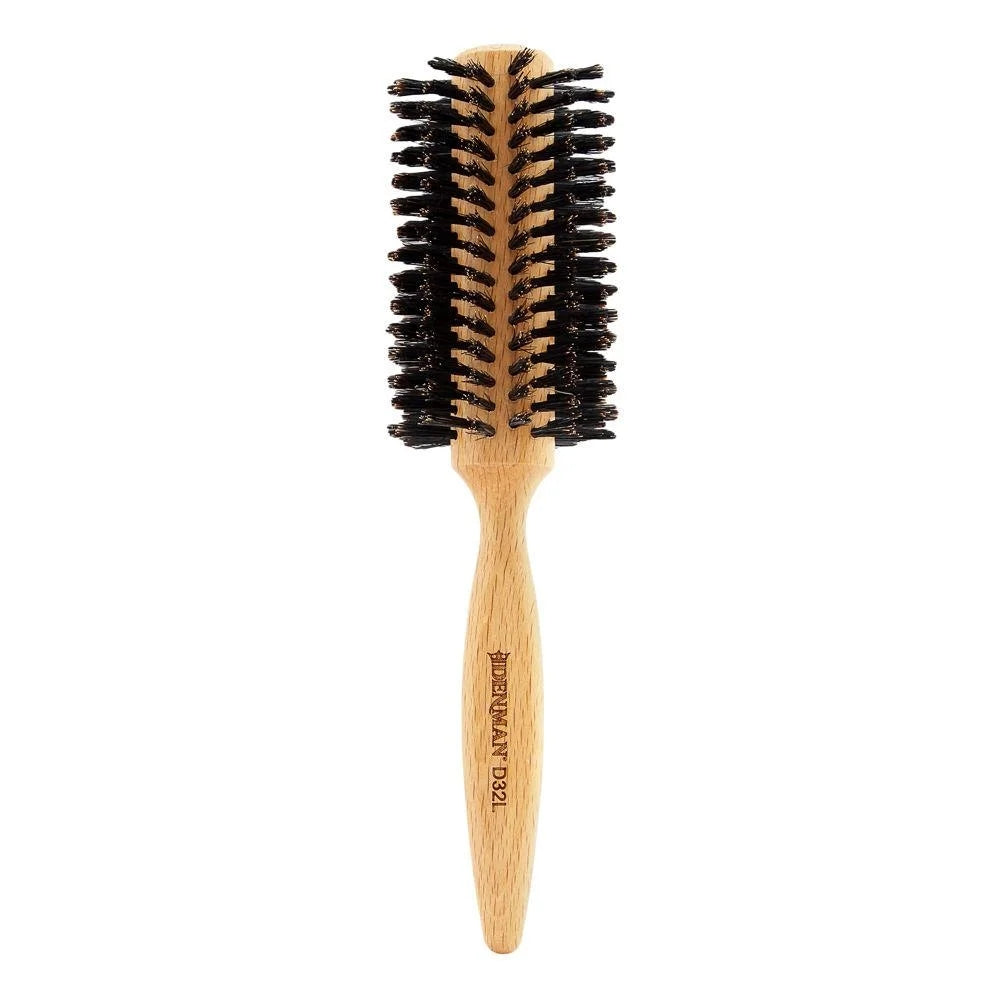 Denman D32L Wooden Curling Hair Brush 1 in VIP Extensions