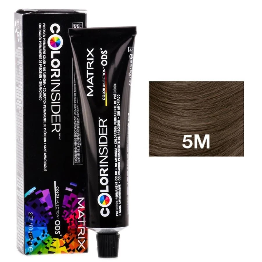 Matrix ColorInsider Permanent Hair Color 5M Medium Brown Mocha โ 2 oz VIP Extensions