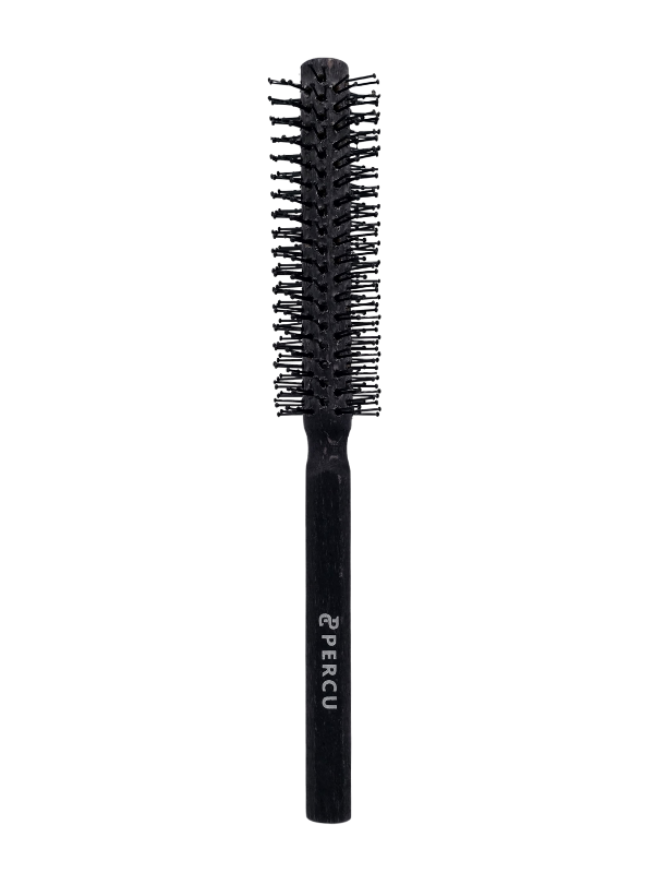 Percu Wooden Round Brush 10-Row Assorted Sizes Vip Barber Supply