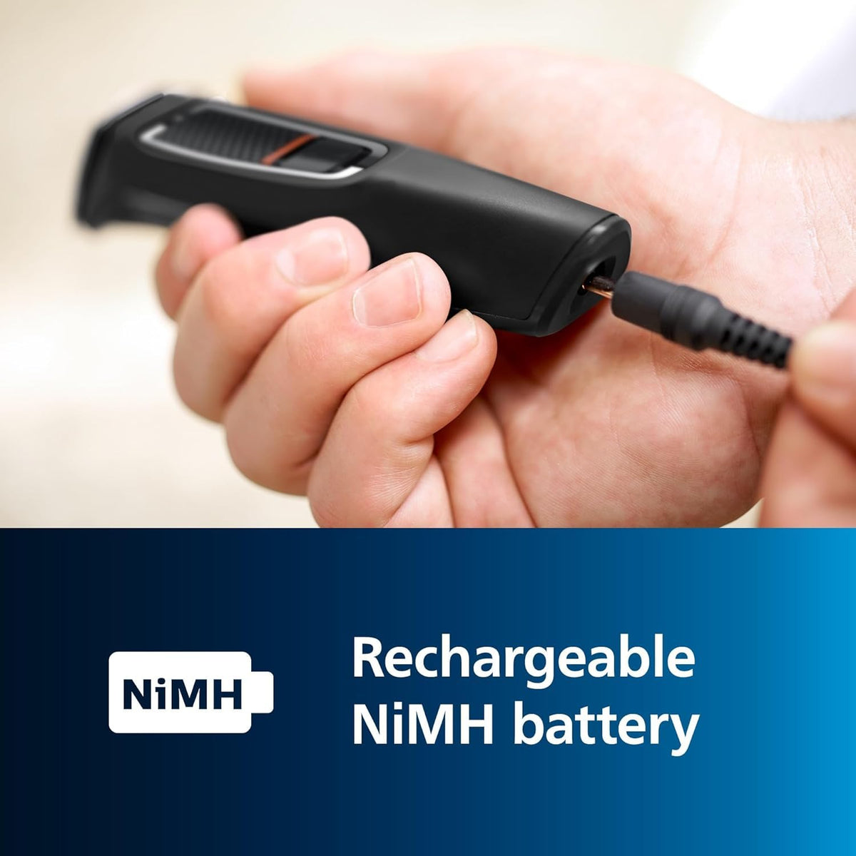 Philips Norelco Multigroom All-in-One Trimmer Series 3000 with 13 pieces - No Blade Oil Needed, MG3750/50 7DAY'S