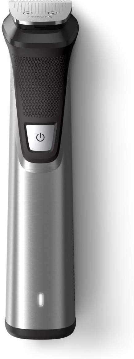 Philips Norelco Multigroom Men's Beard Grooming Kit with Trimmer for Head Body, Face -Stainless Steel with Travel Case 7DAY'S