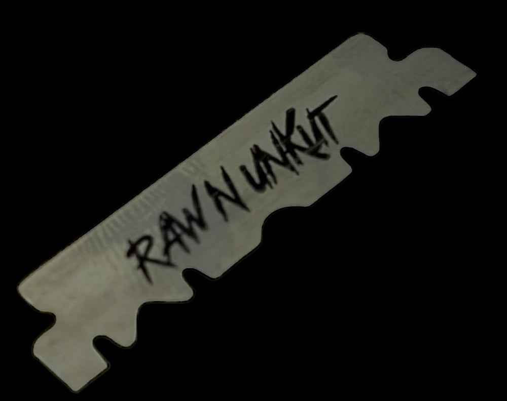 RAW N UNKUT Precut Razor Blades — Professional Barber Grade | Swedish Steel RAW N UNKUT