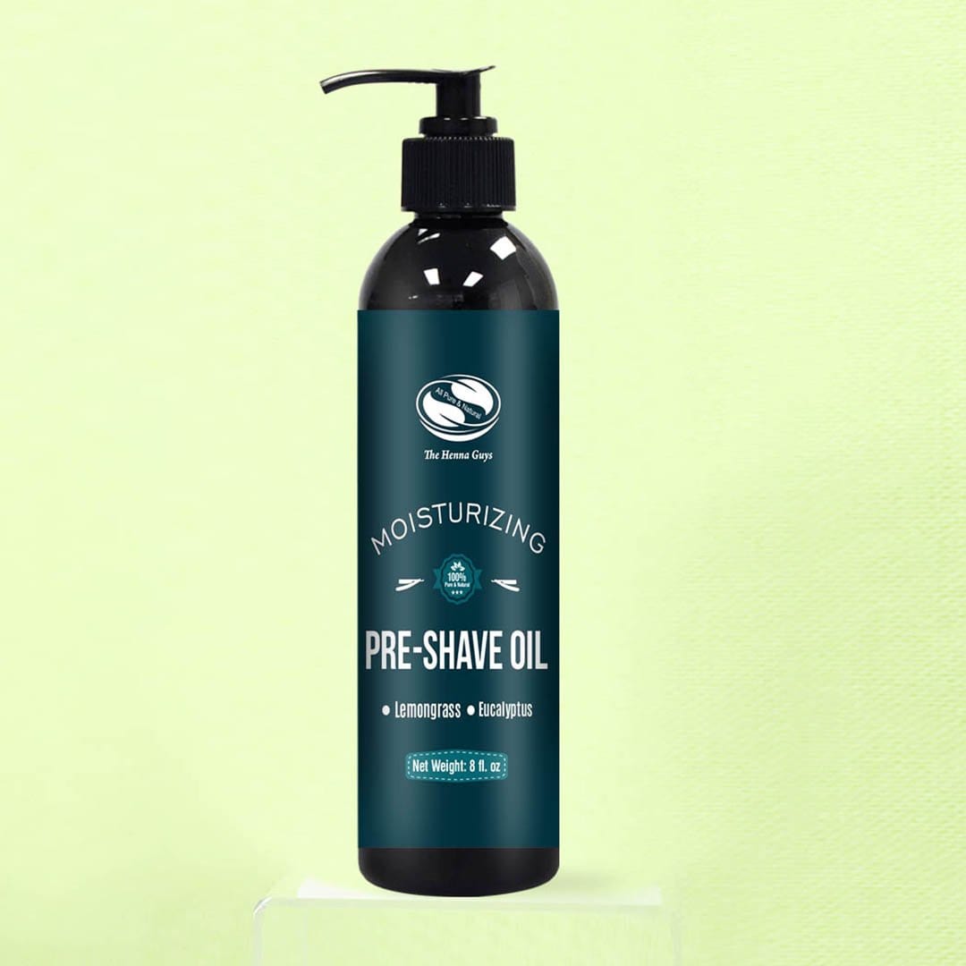 Pre shave Oil - Lemongrass & Eucalyptus The Henna Guys