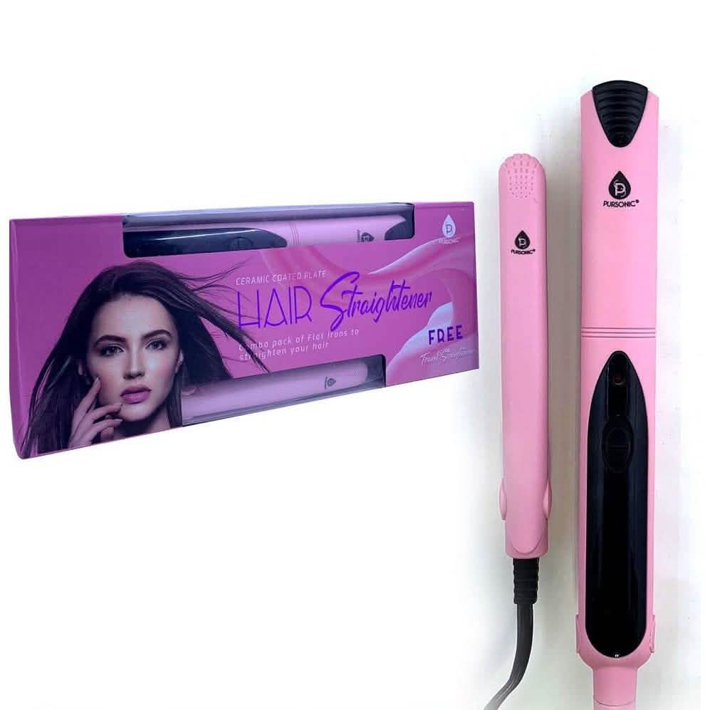 Pursonic Dual Pack Hair Straightener EasyOptionXY