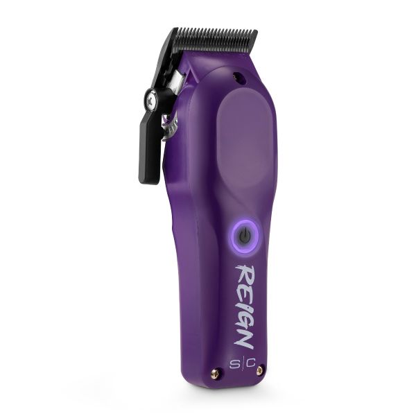 StyleCraft Reign Professional Hair Clipper with EON Digital Brushless Motor - Purple Certified Clippers