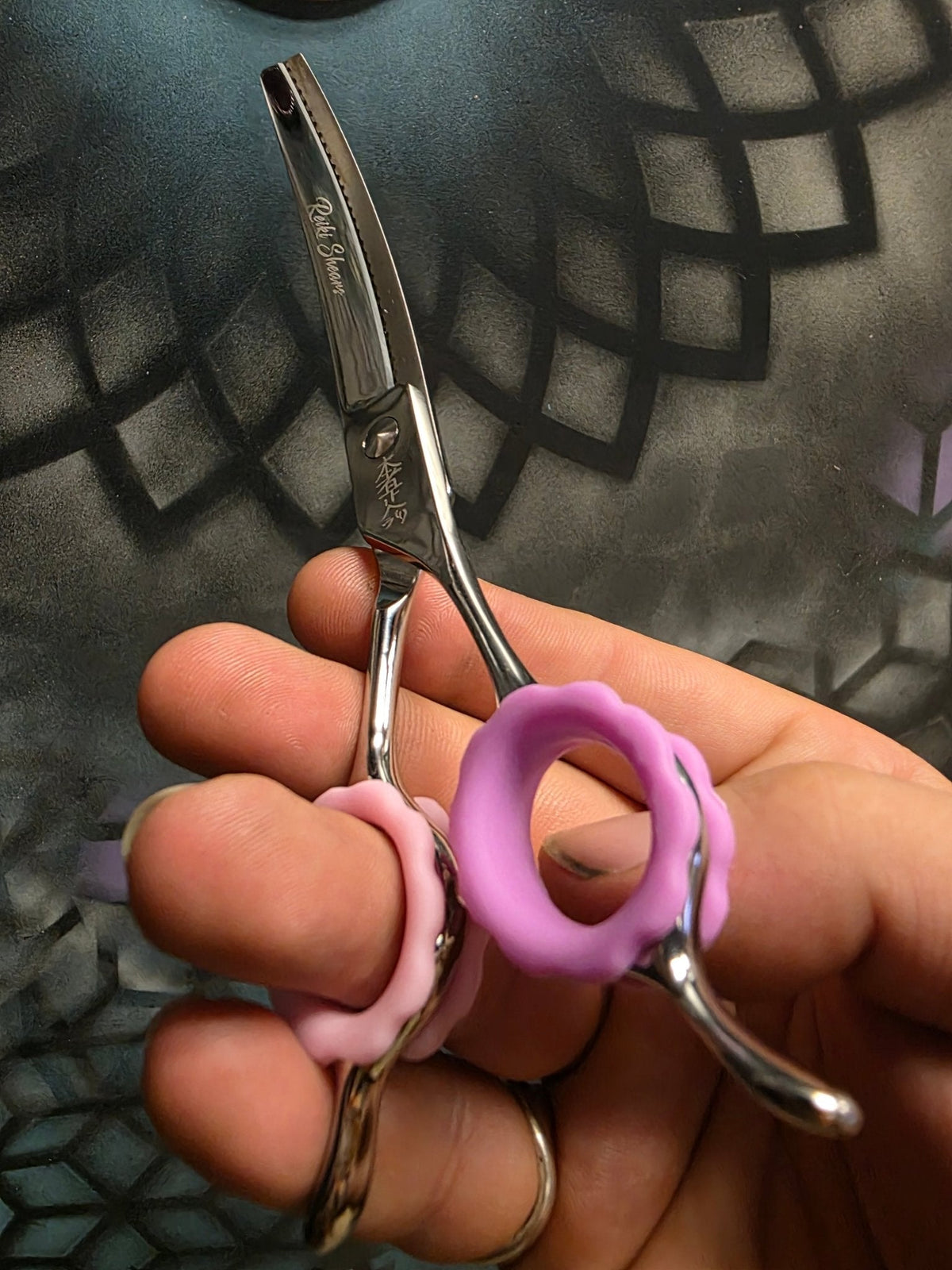 Reiki Shears - Curved Chunker - Money Maker Series Reiki Shears