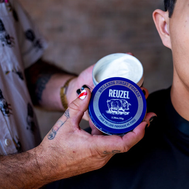 Reuzel Fiber Pomade Hair Styling Pomat 35 g Beauty Care Bag