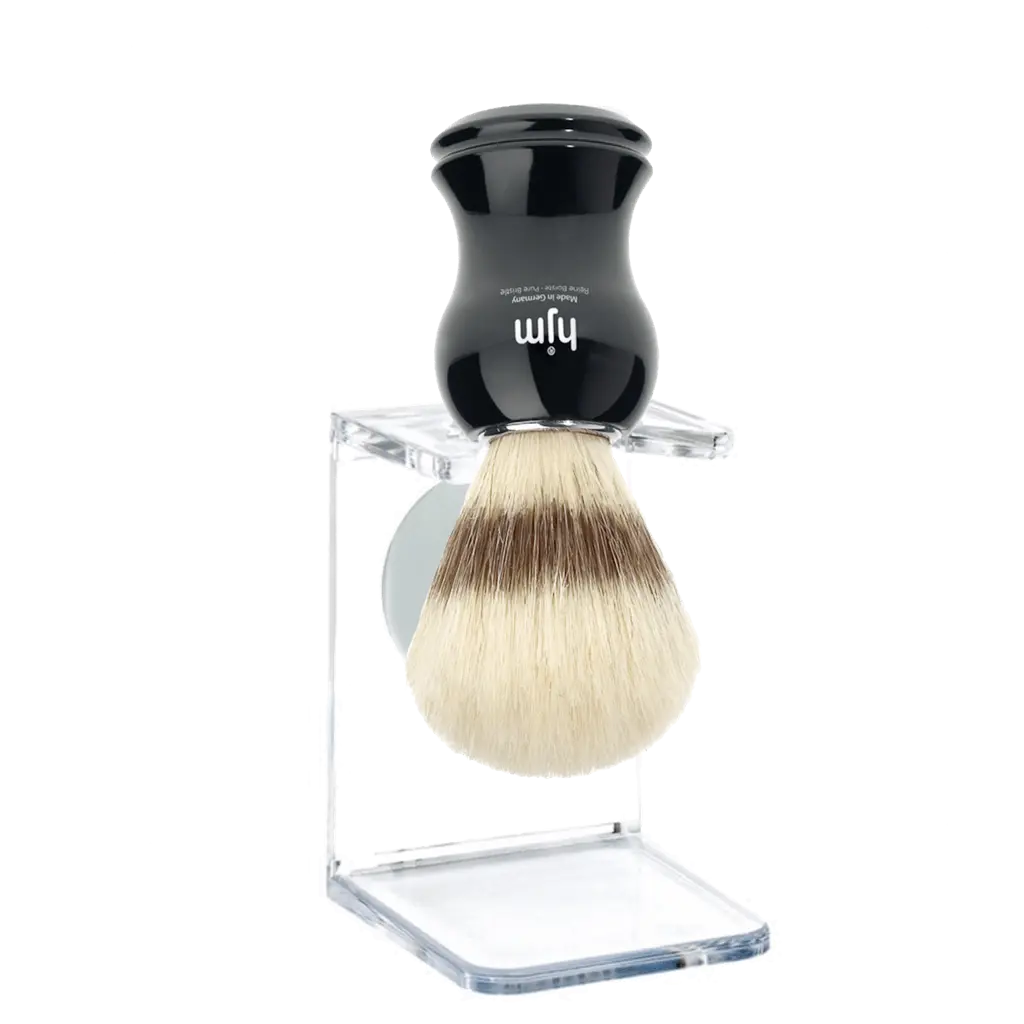 HJM Shaving Brush Stand Clear