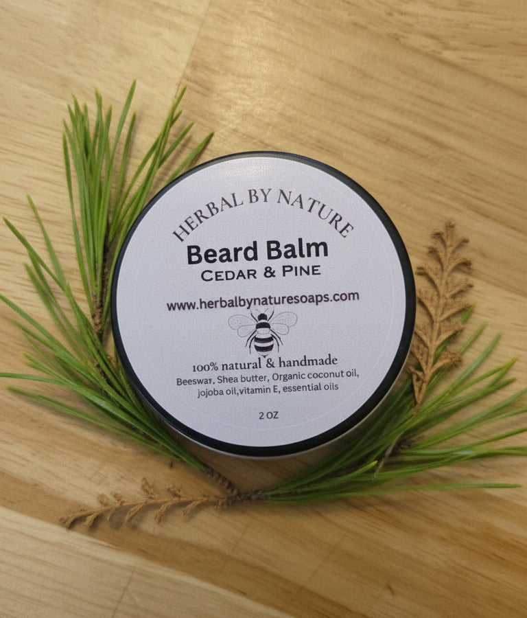 Natural Beeswax Beard Balm Herbal By Nature Soaps