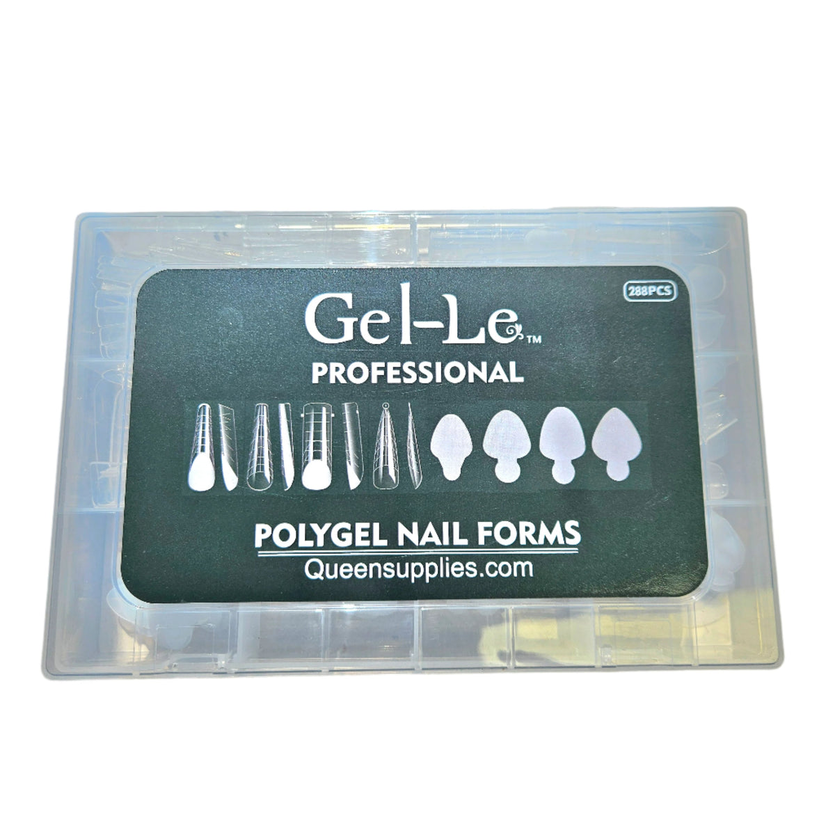 Gel-Le - Polygel Nail Forms (288pc) Queen Nails & Beauty Supplies