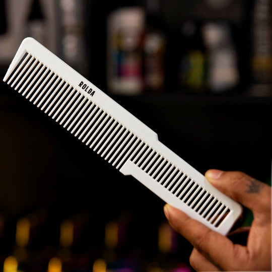 ROLDA BARBER 3PK COMB KIT - WHITE N.O.S. Barber Supply